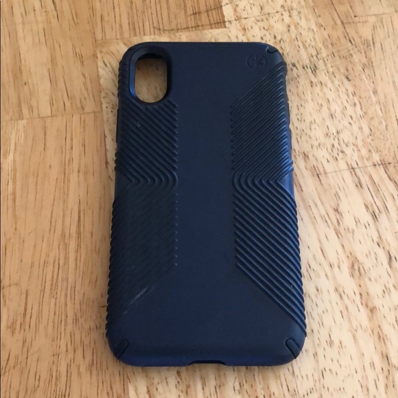 Speck Presidio Grip Blue/Black iPhone X Case - Picture 2 of 4
